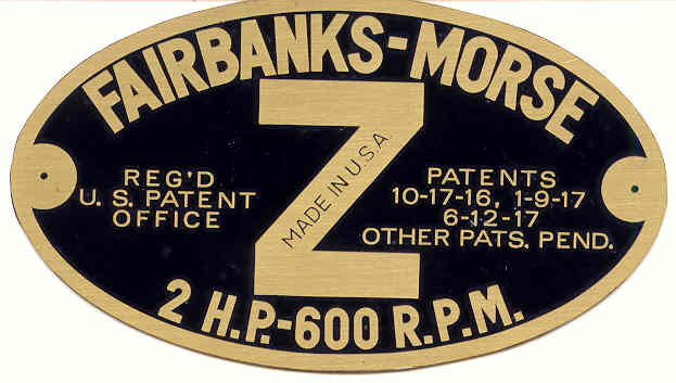 Fairbanks Morse Model ZA 1 1/2 3 6 HP Z Throttle Instruction Book Manual 2548B 
