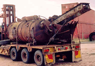 Steam Shovel Boiler, boom and dipper