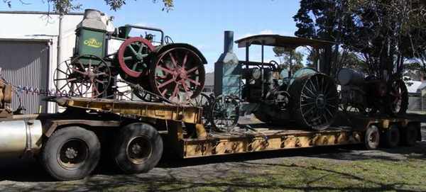 3 old tractors